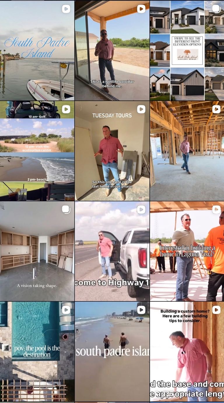 Gallery Built Homes Instagram feed layout